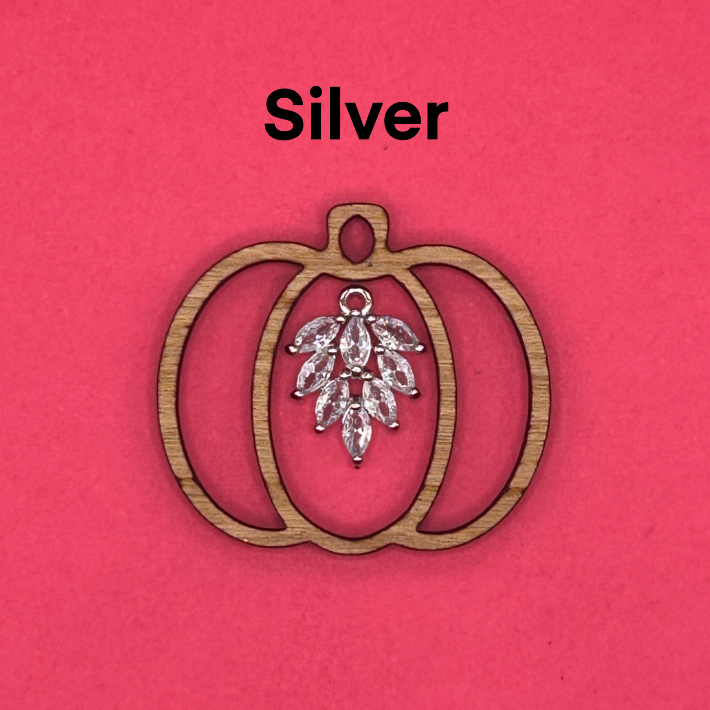 Blank Diamond Pumpkin wooden bezels