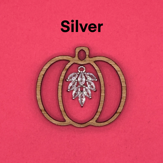 Blank Diamond Pumpkin wooden bezels