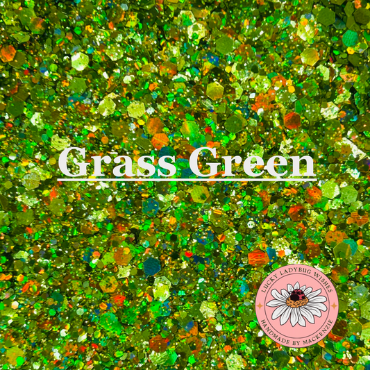 Grass Green Chunky Holographic glitter
