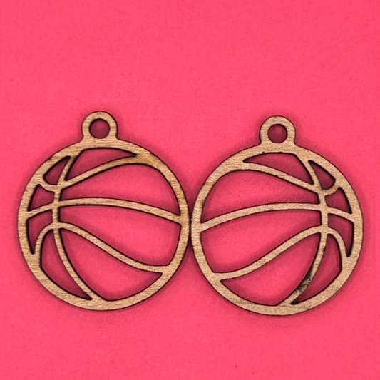 Blank Basketball wooden bezels