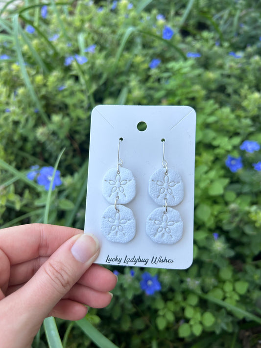 Sand-dollar earrings