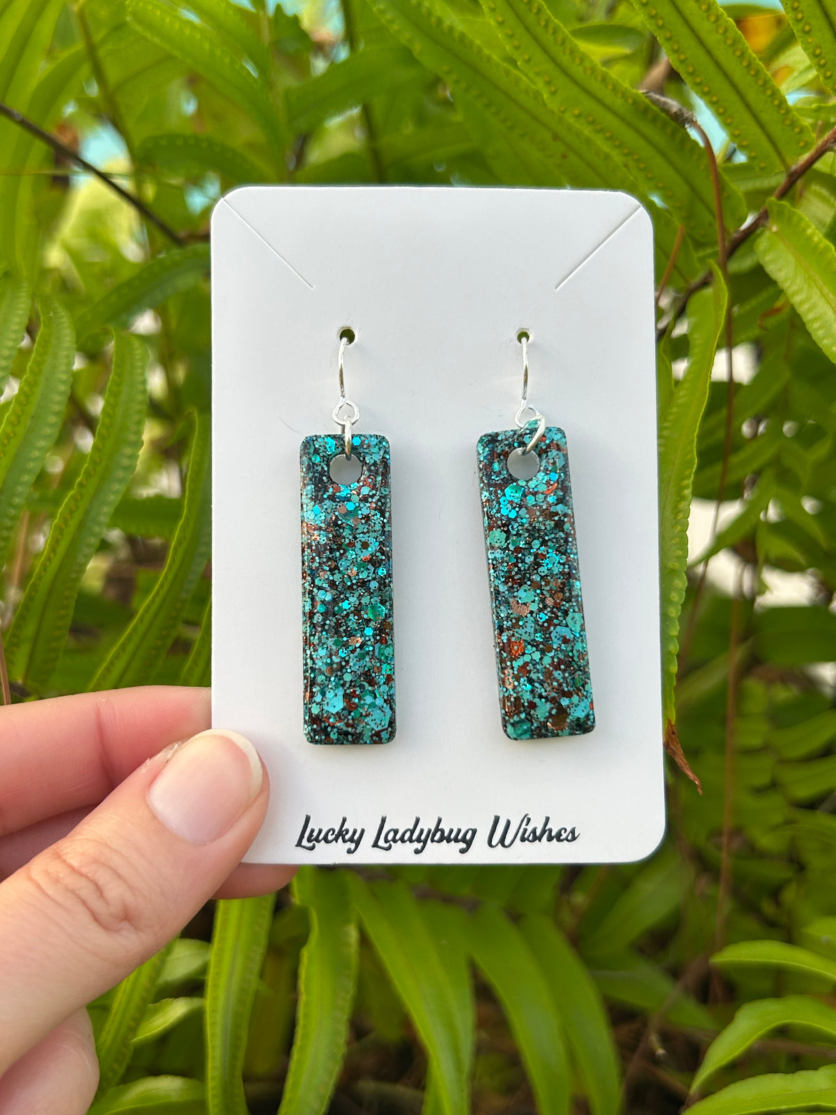 Small Turquoise Cowgirl earrings