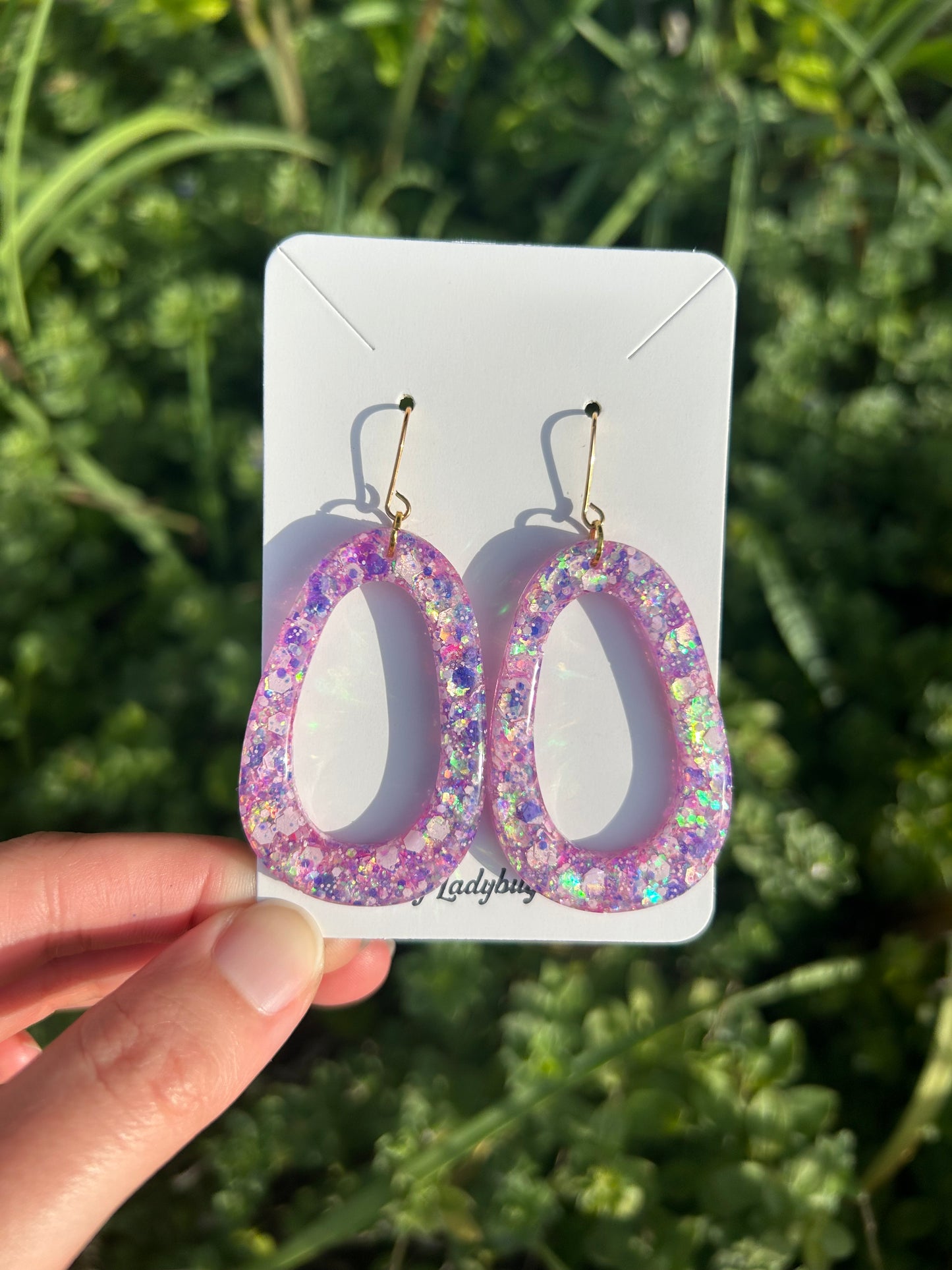 Big Summer Sunset earrings