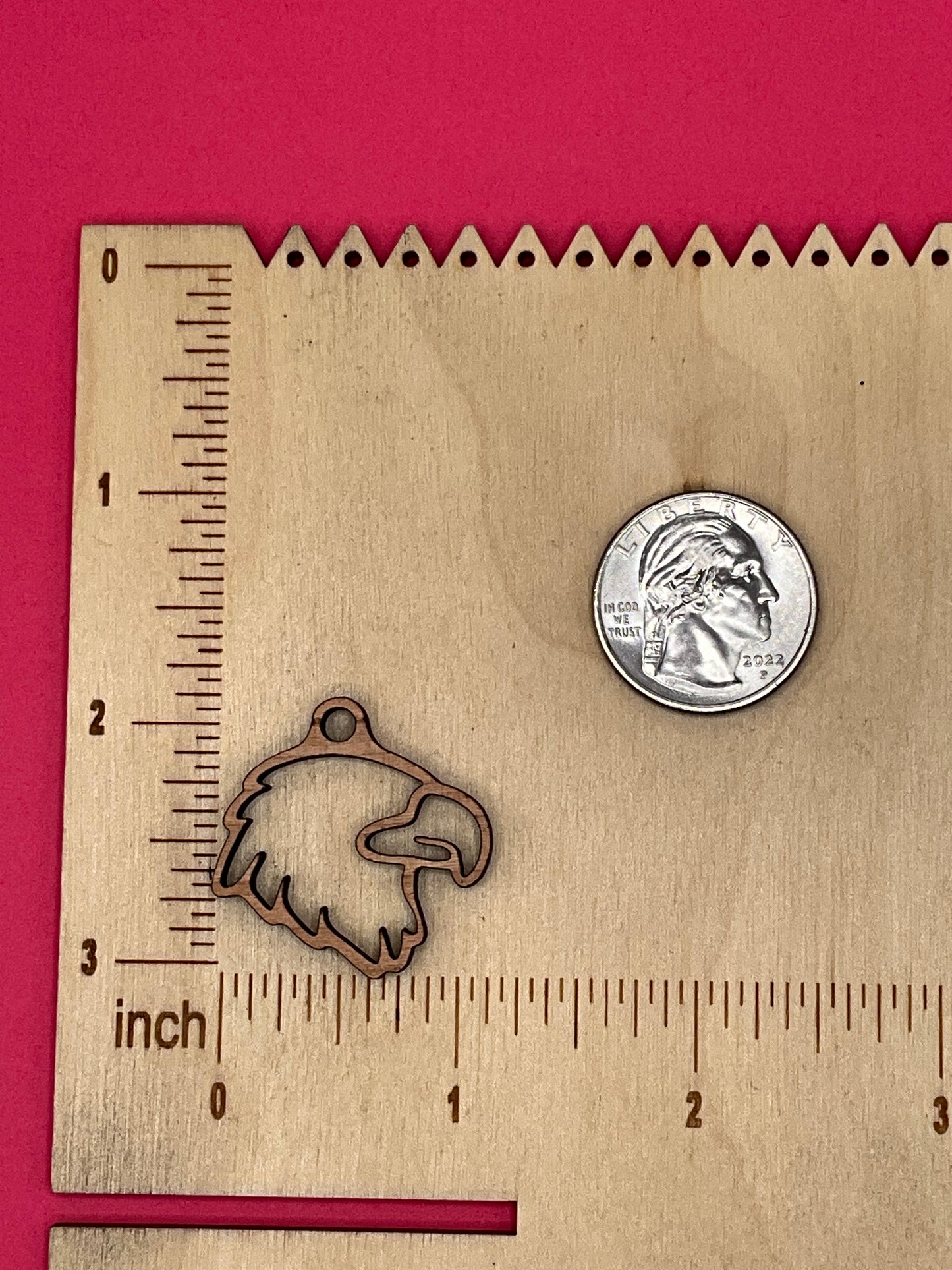 Blank Eagle Head wooden bezels