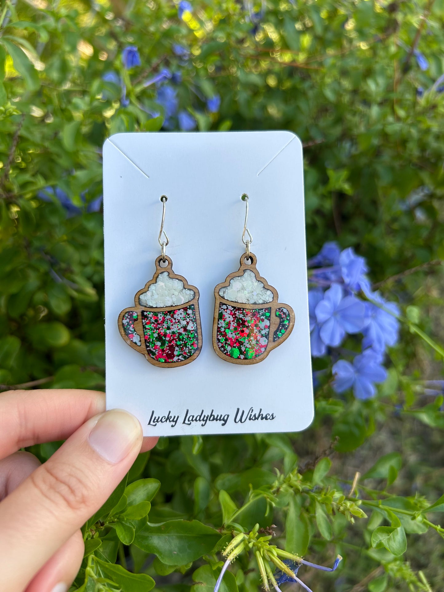 Christmas Mug earrings