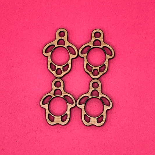 Blank 2 Tier Turtle wooden bezels