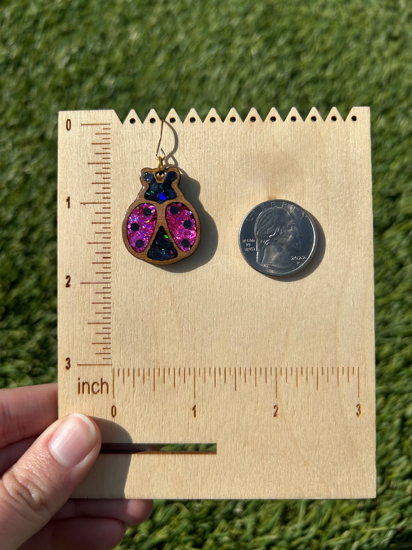 Ladybug earrings