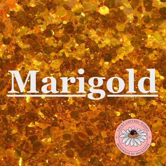 Marigold glitter