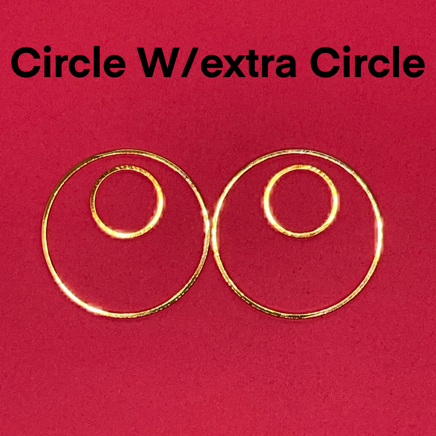 Circle metal bezels