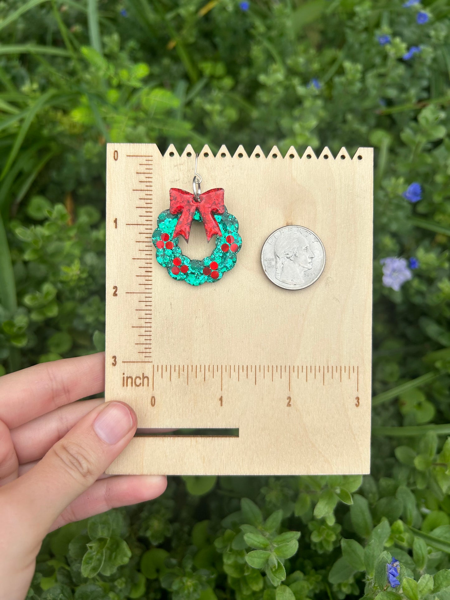 Wreath earrings