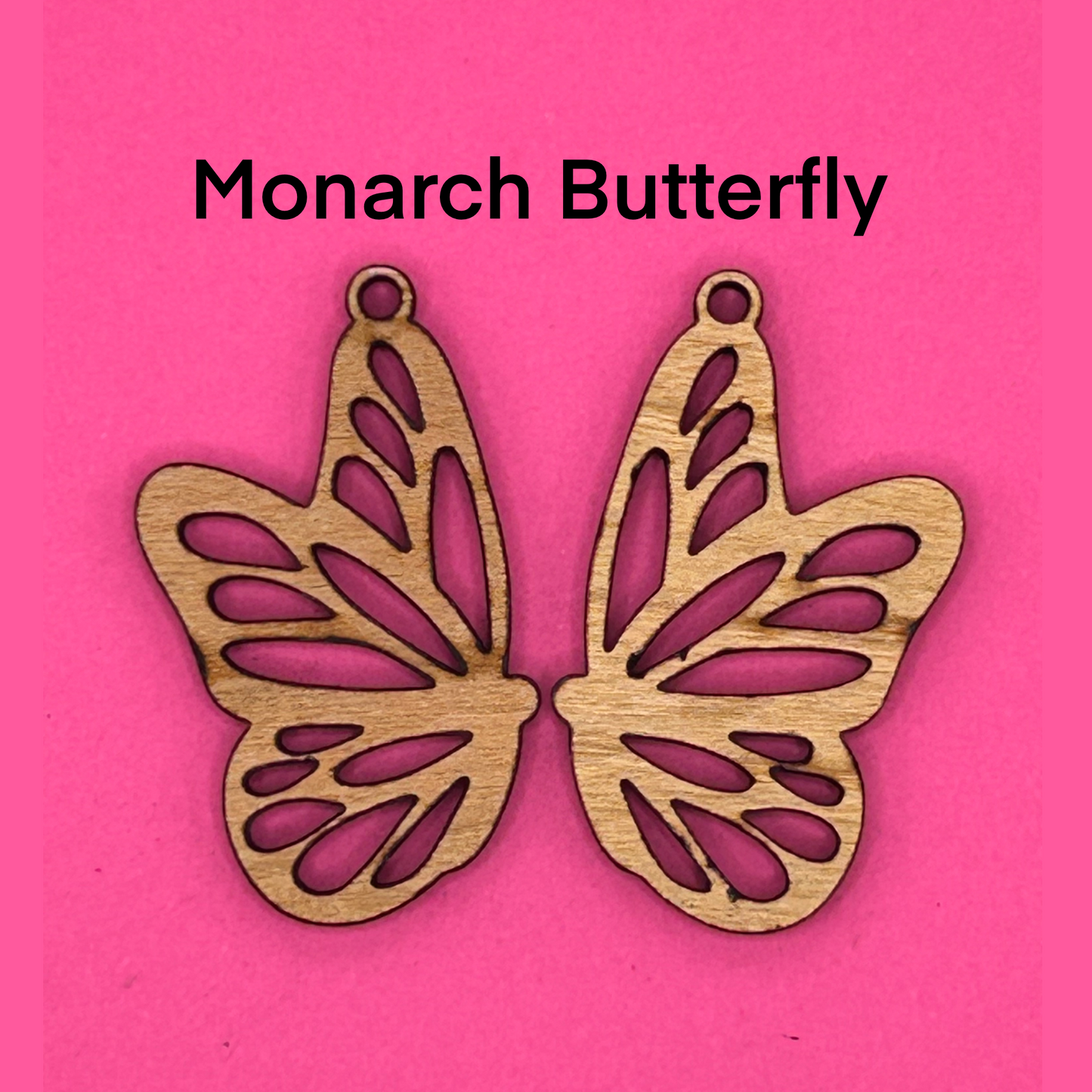 Blank butterfly wooden bezel