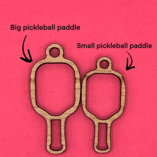 Blank Pickleball Paddle wooden bezels