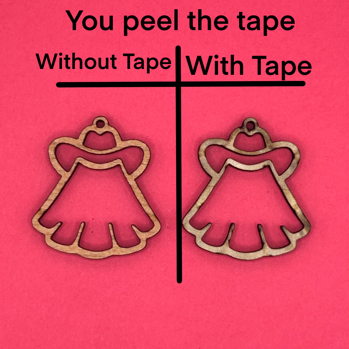 Blank Cowgirl Ghost wooden bezels