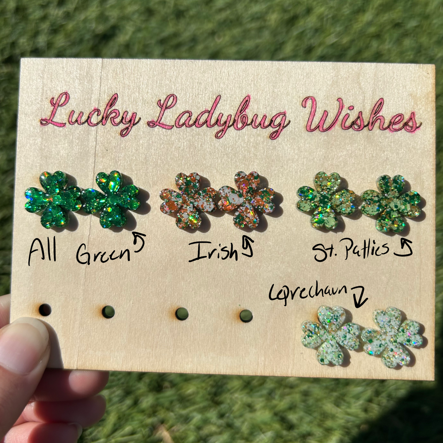 Saint Patrick’s Day studs