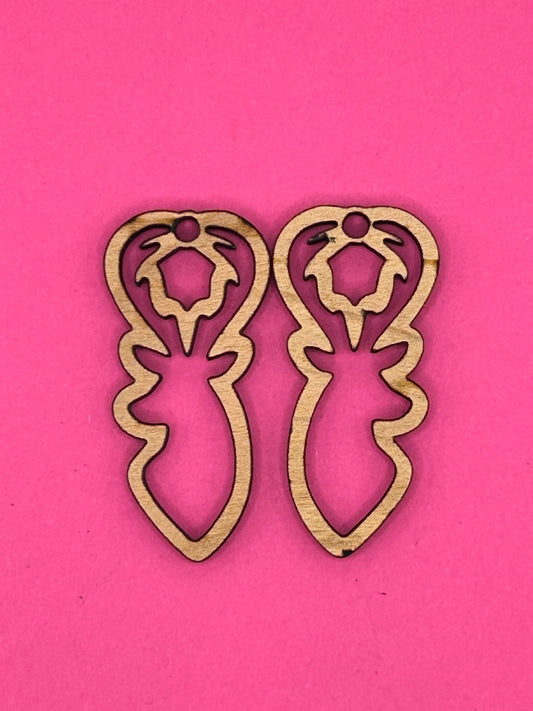 Blank deer wooden bezel