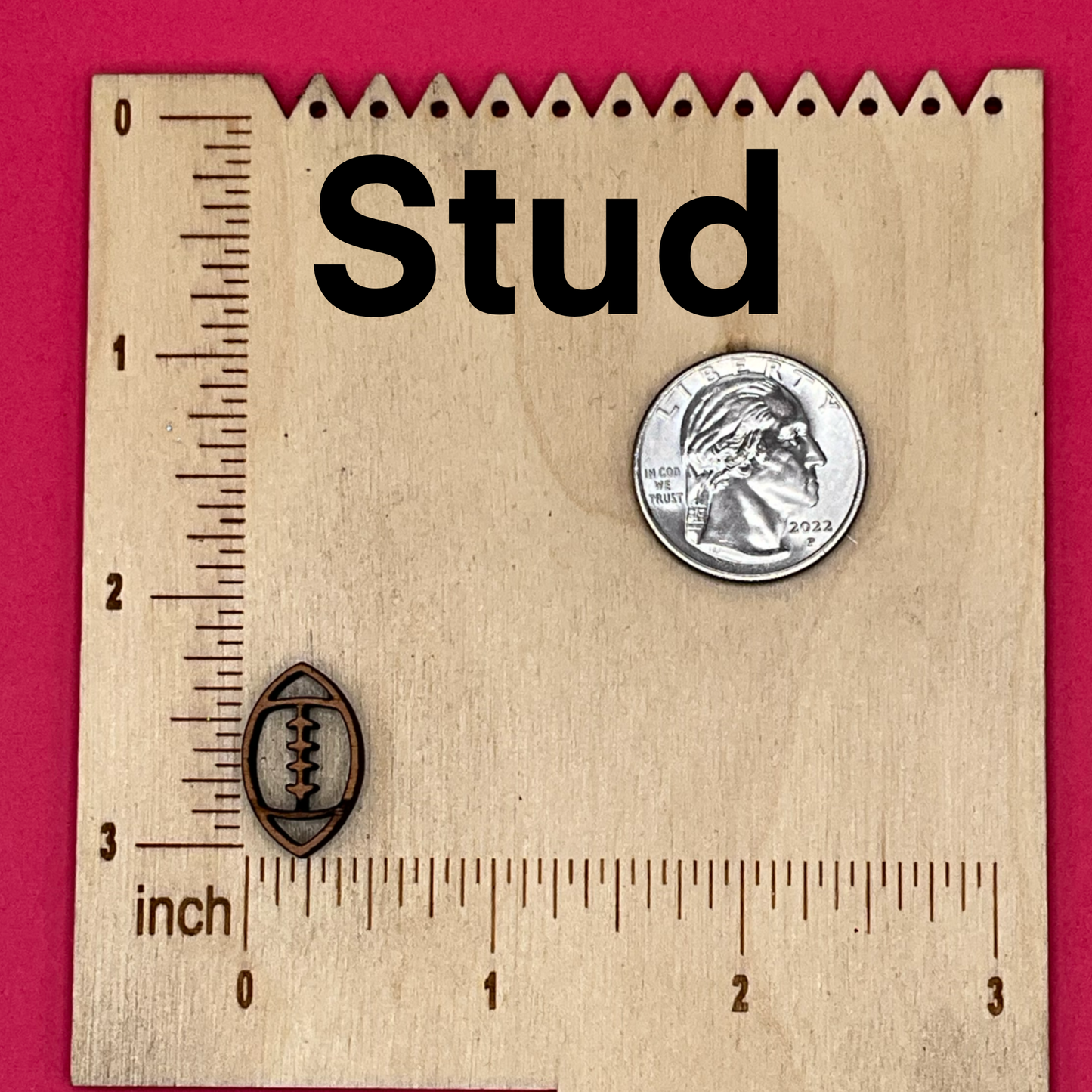 Blank Footballs wooden bezels