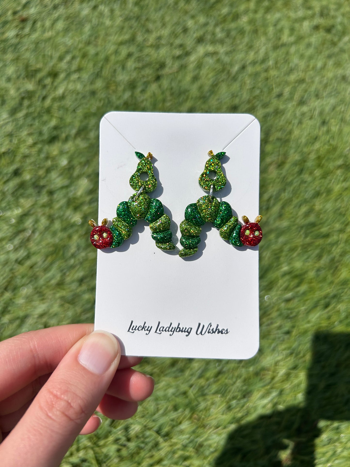 Hungry Caterpillar earrings