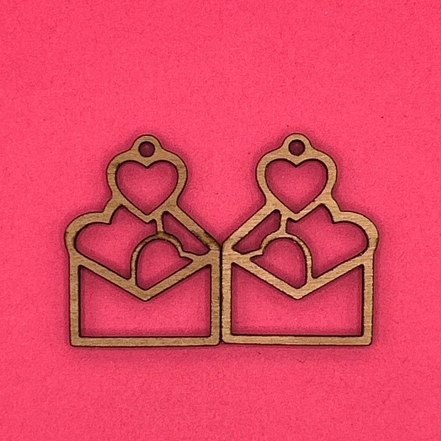 Blank love letter wooden bezel