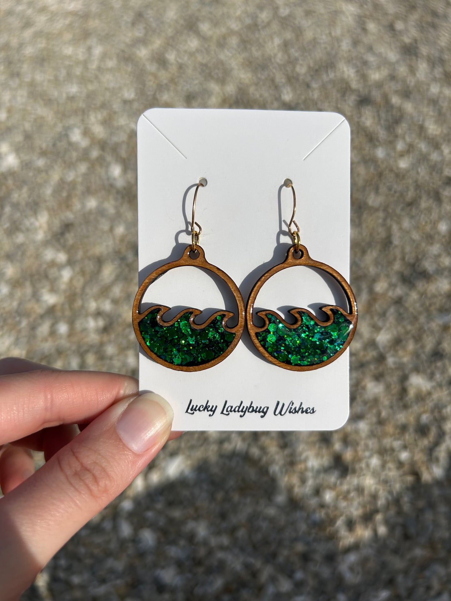 Triple Wave Hoop earrings