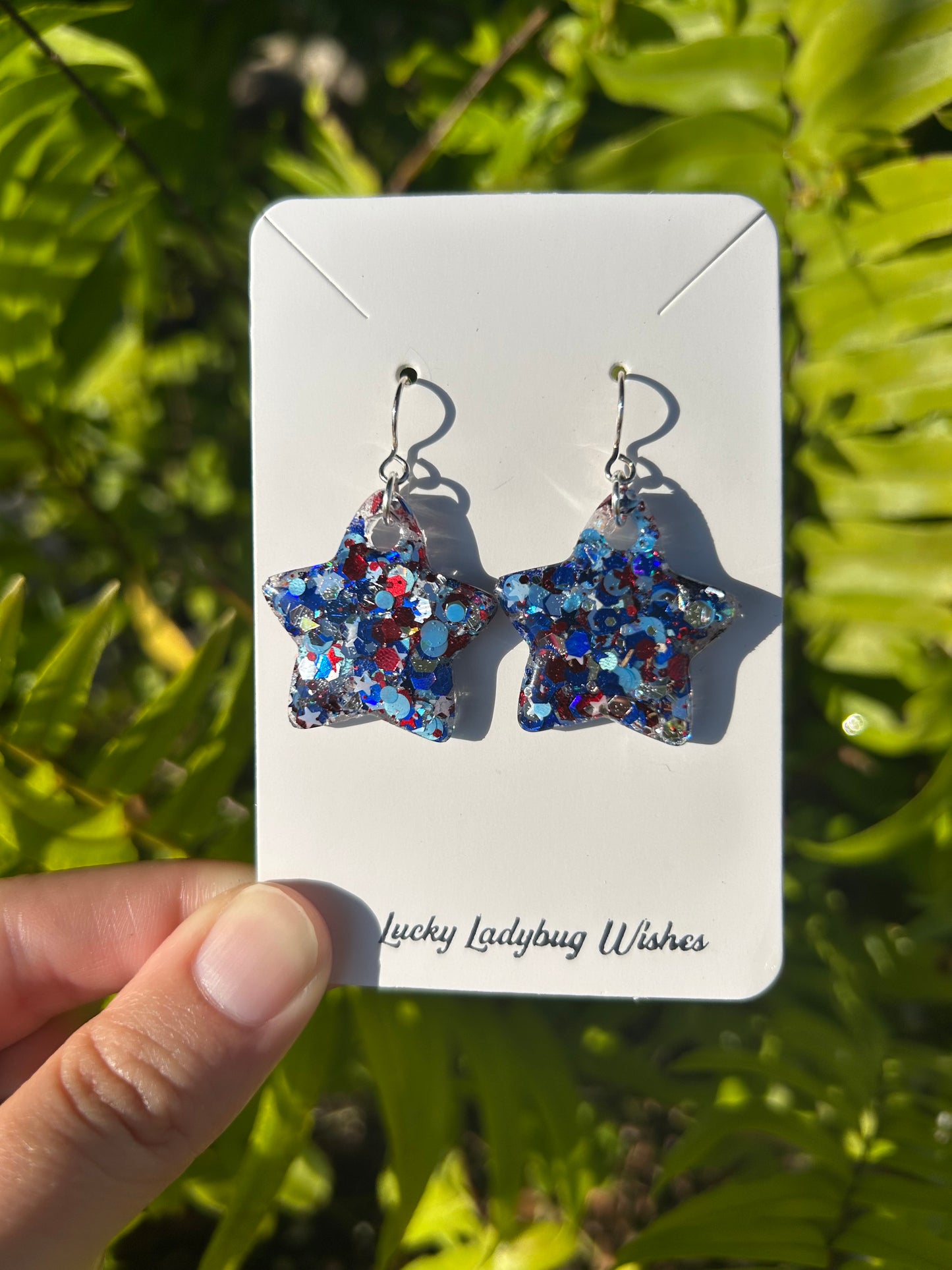 Small Star earrings