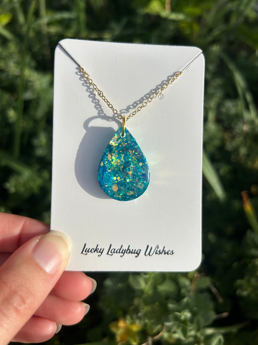 Iris necklaces