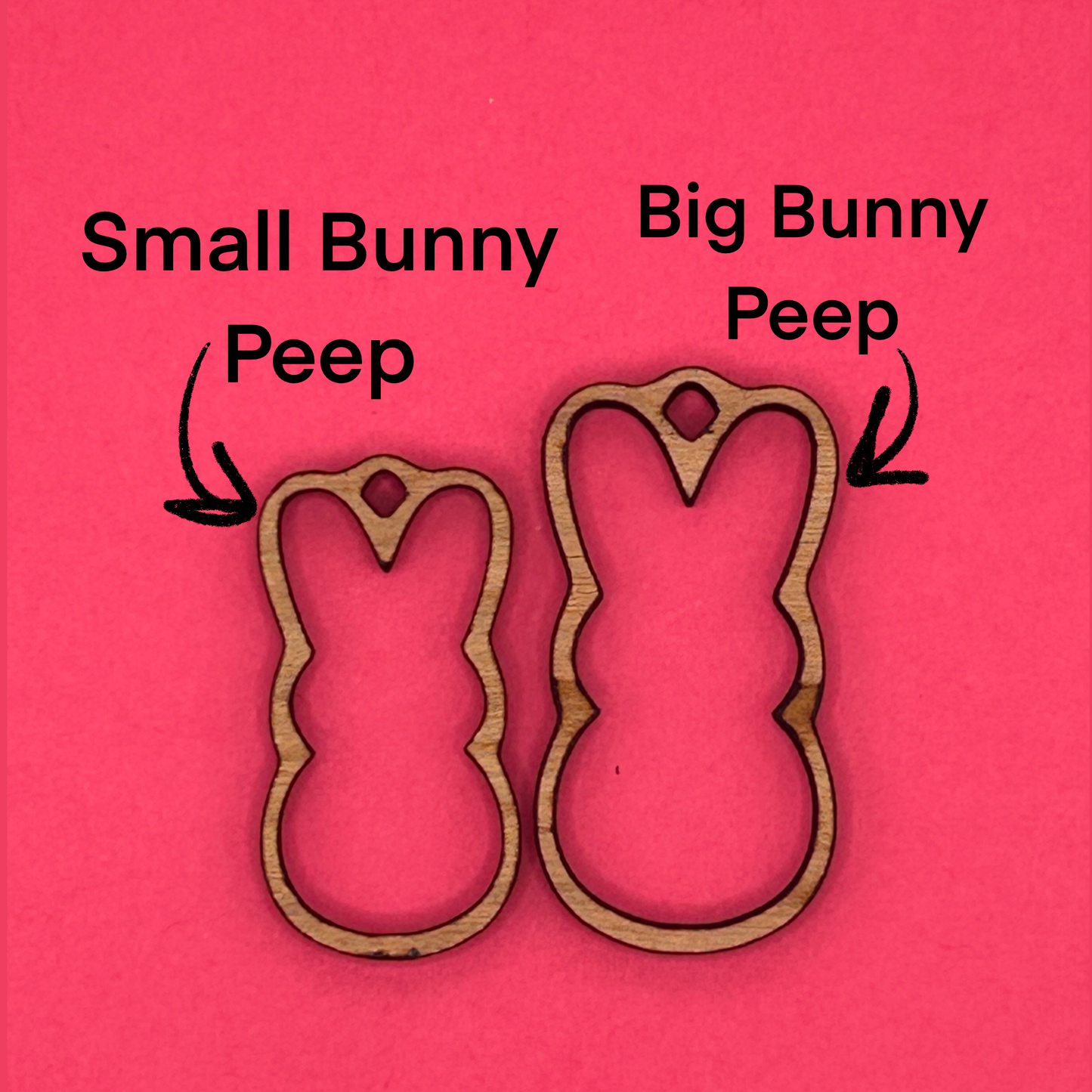 Blank Peeps wooden bezels
