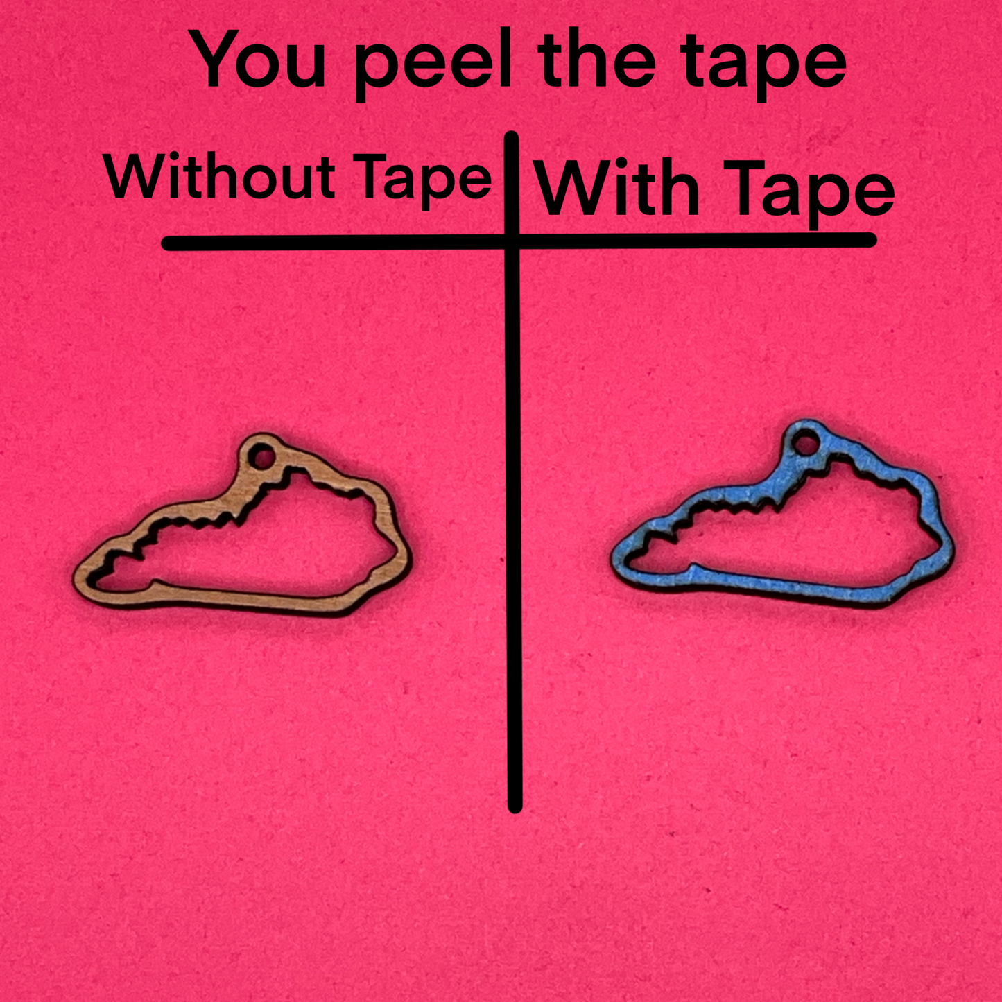 Blank Kentucky wooden bezel