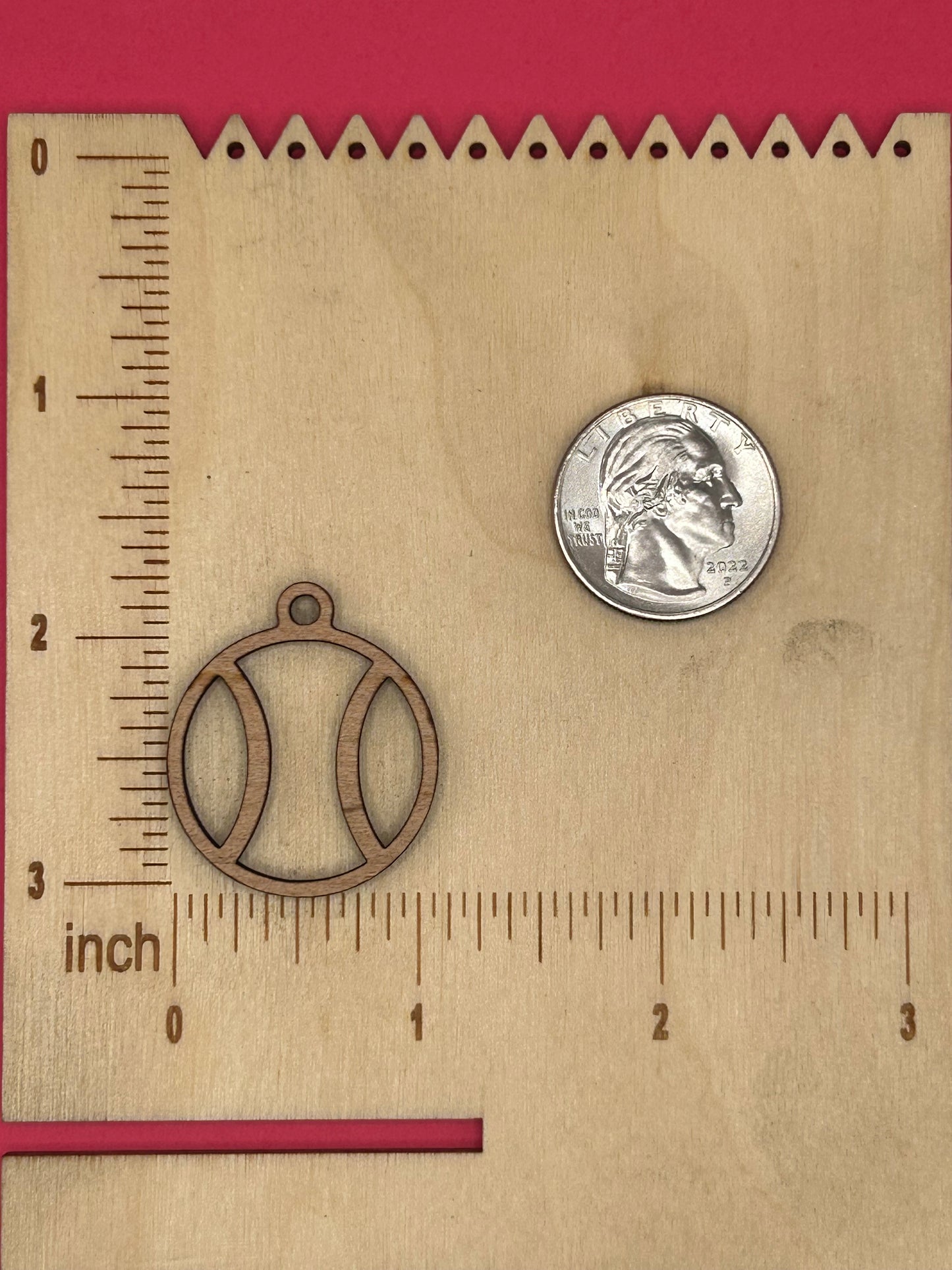Blank Tennis Ball wooden bezels