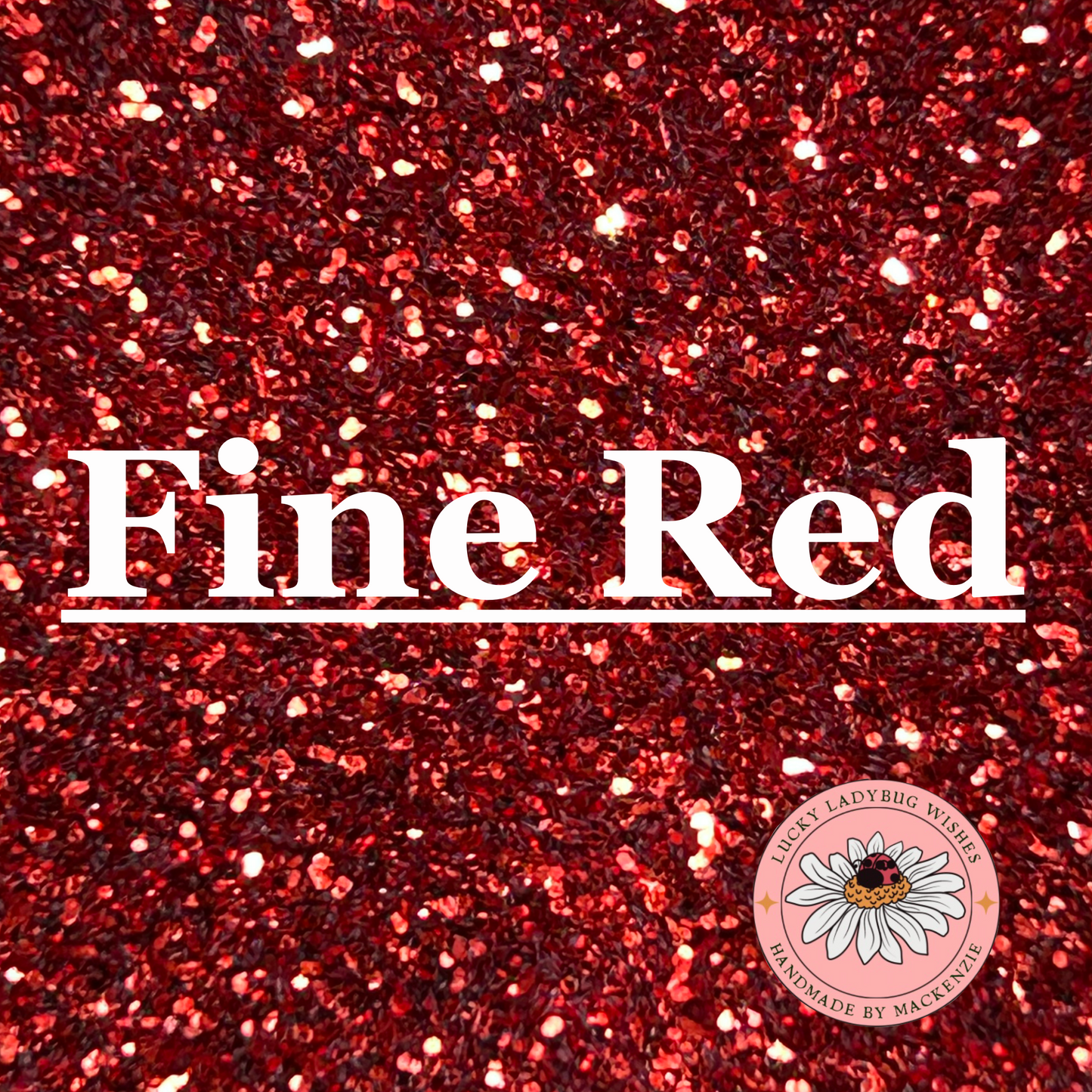 Fine Red Glitter