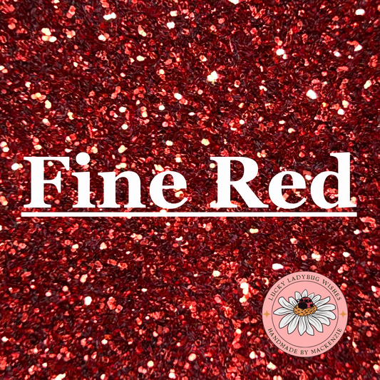 Fine Red Glitter