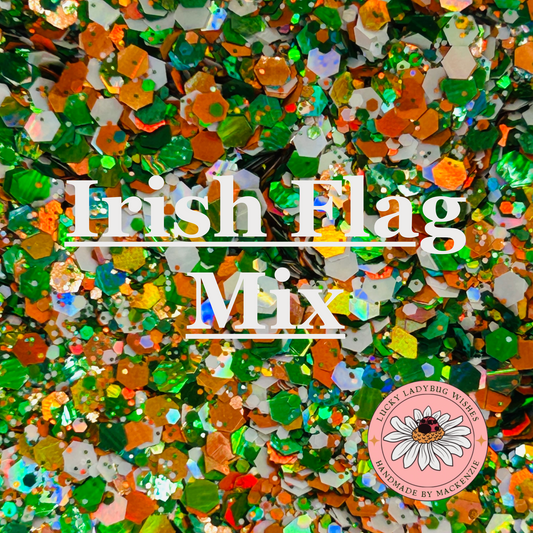 Irish Flag Mix glitter