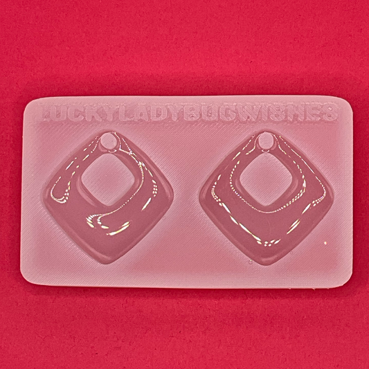 Big Diamond Cutout Silicone Mold