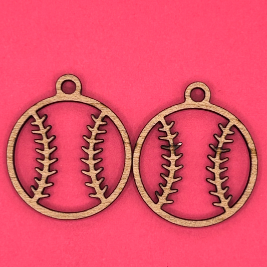 Blank Baseball wooden bezels