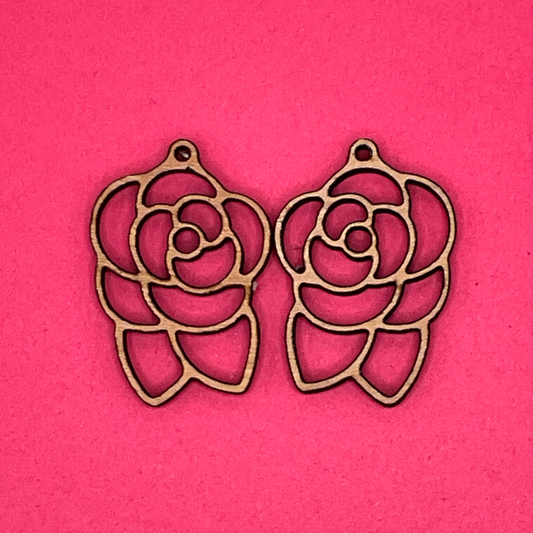 Blank Rose wooden bezel