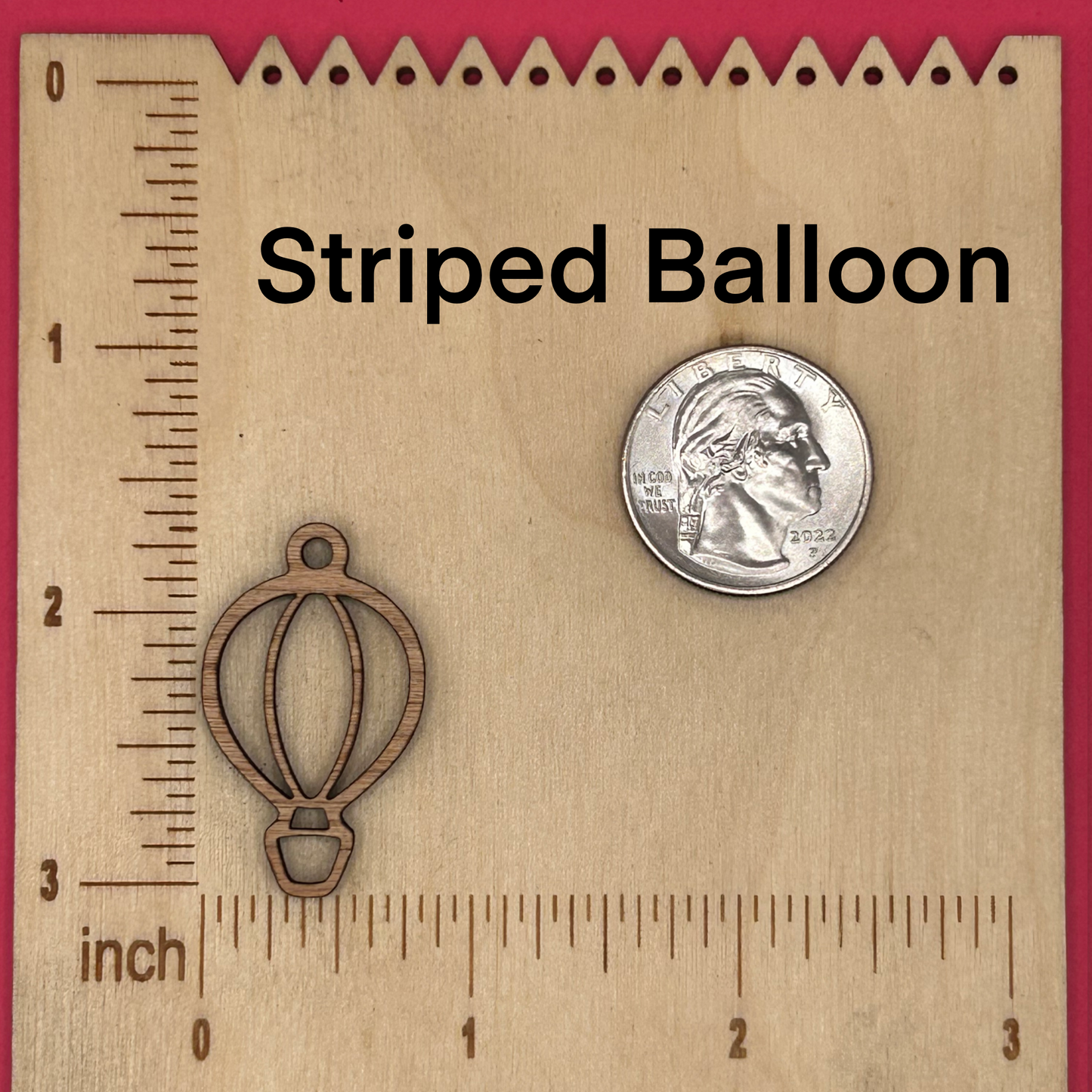 Blank Hot Air Balloon wooden bezel