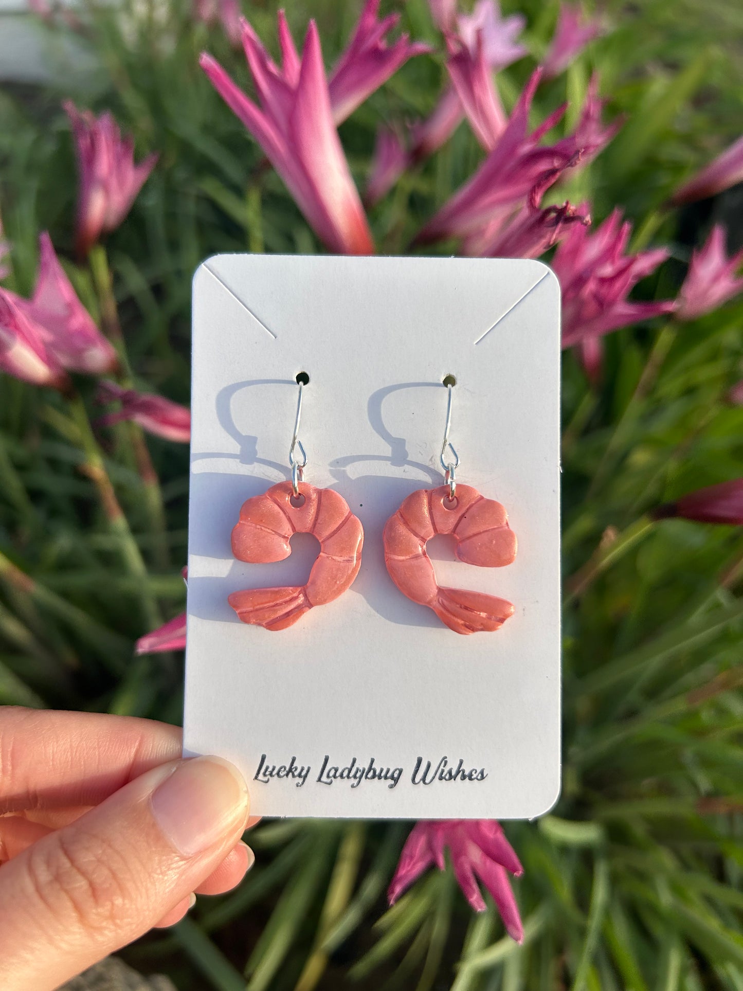 Shrimp earrings