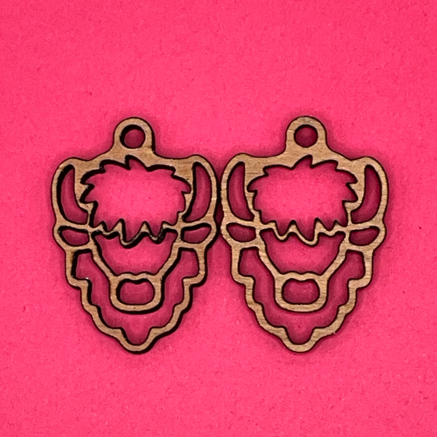 Blank Buffalo Head wooden bezel