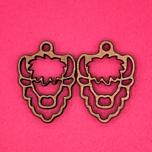 Blank Buffalo Head wooden bezel