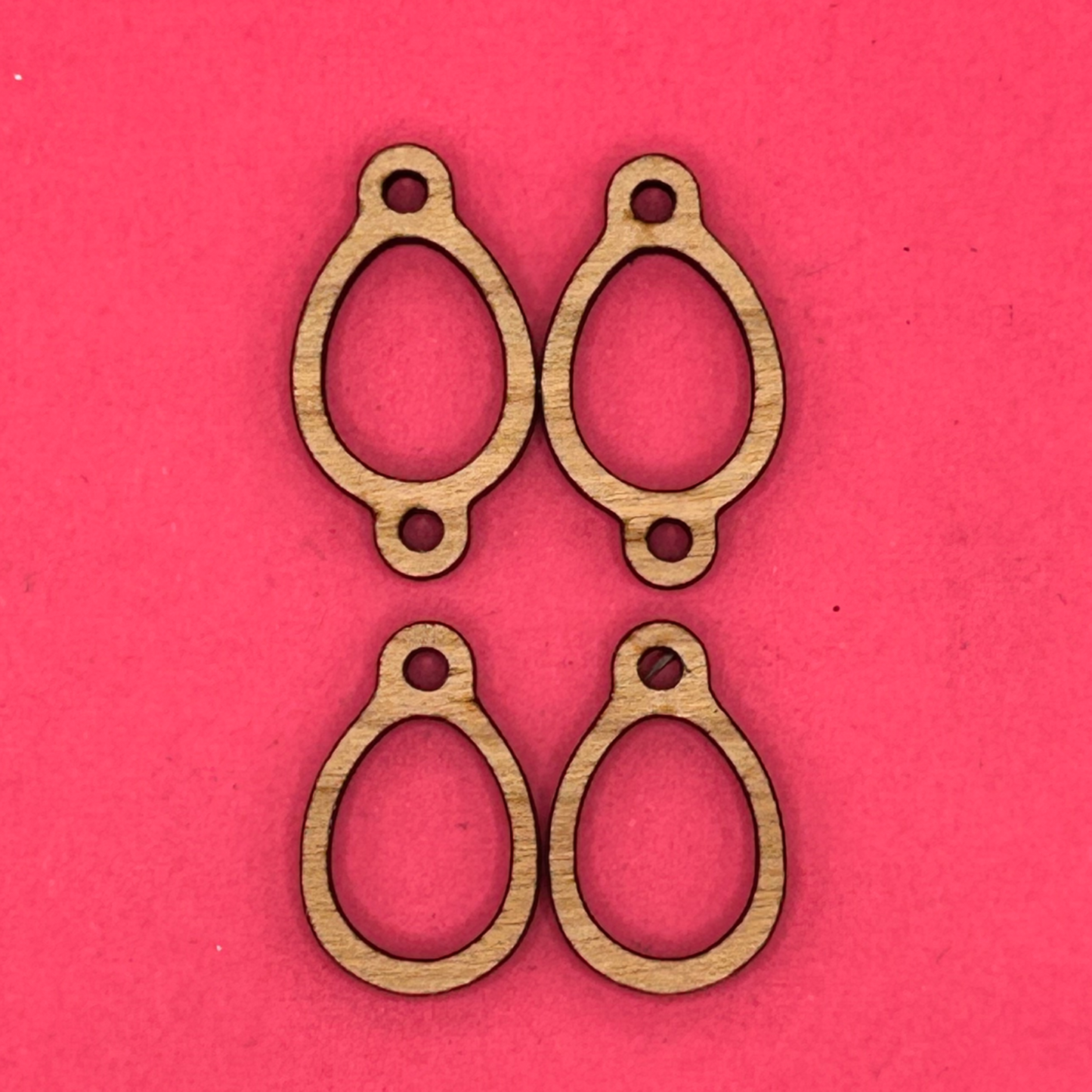 Blank 2 Tier Egg wooden bezels