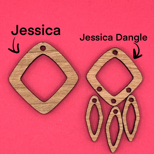 Blank jessica wooden bezels