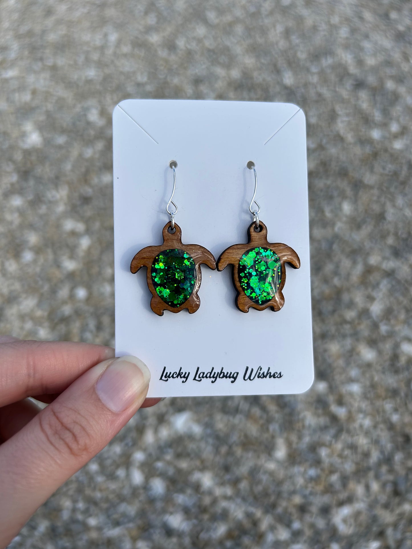 Open Turtle earrings