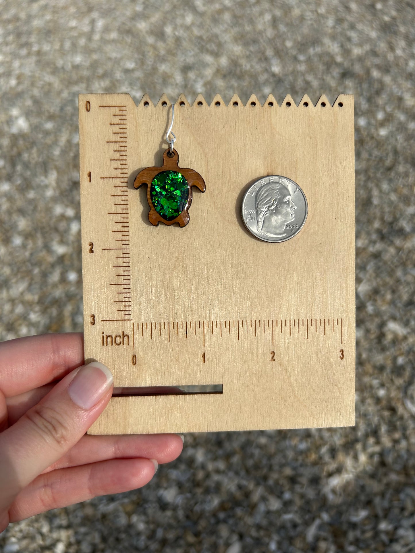 Open Turtle earrings