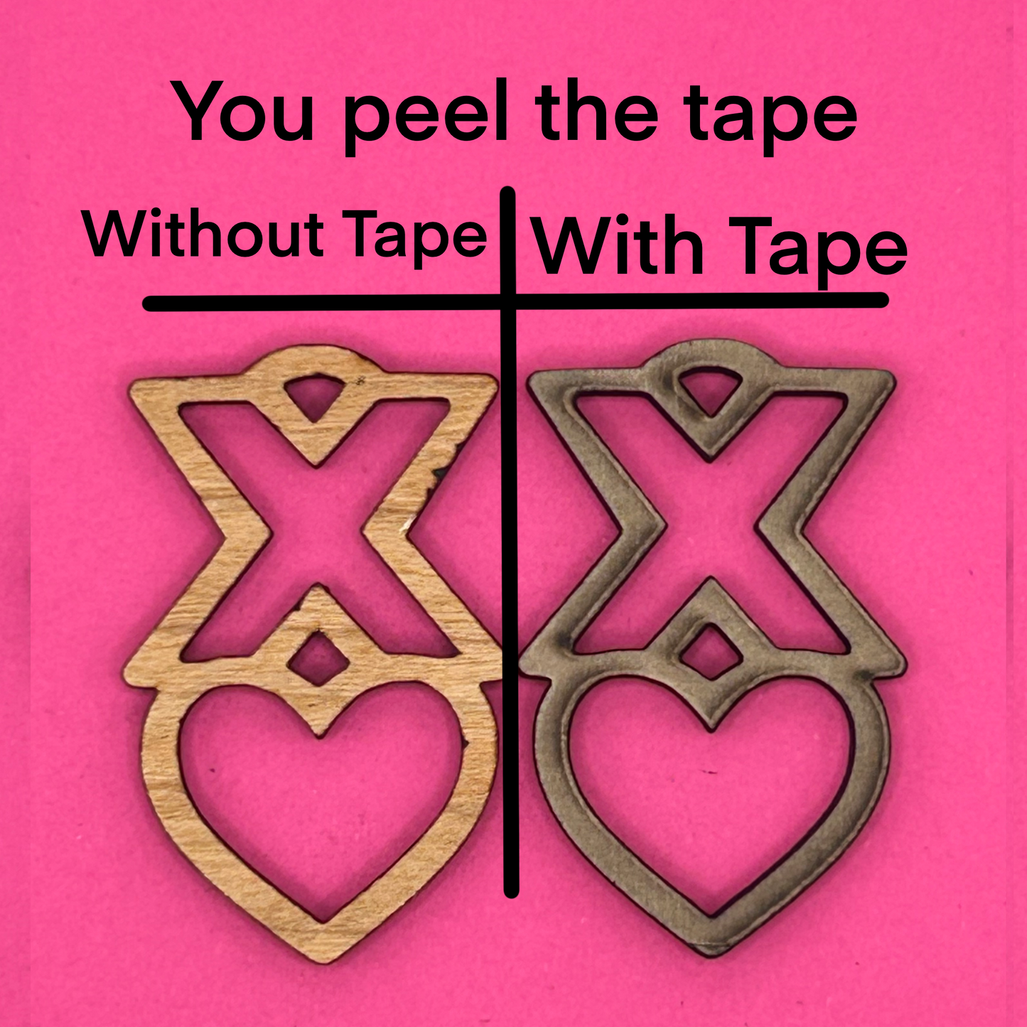 Blank XO wooden bezel