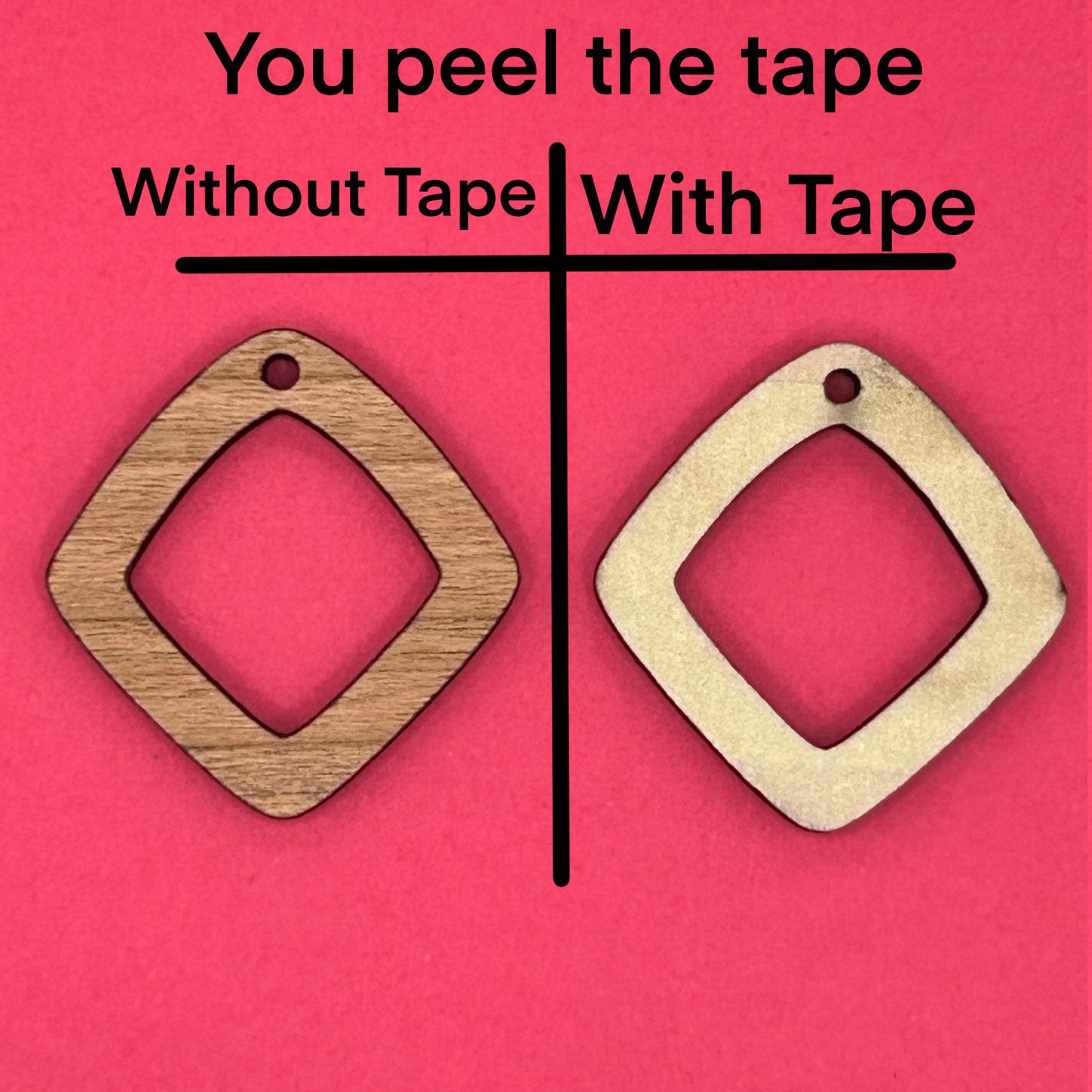 Blank jessica wooden bezels
