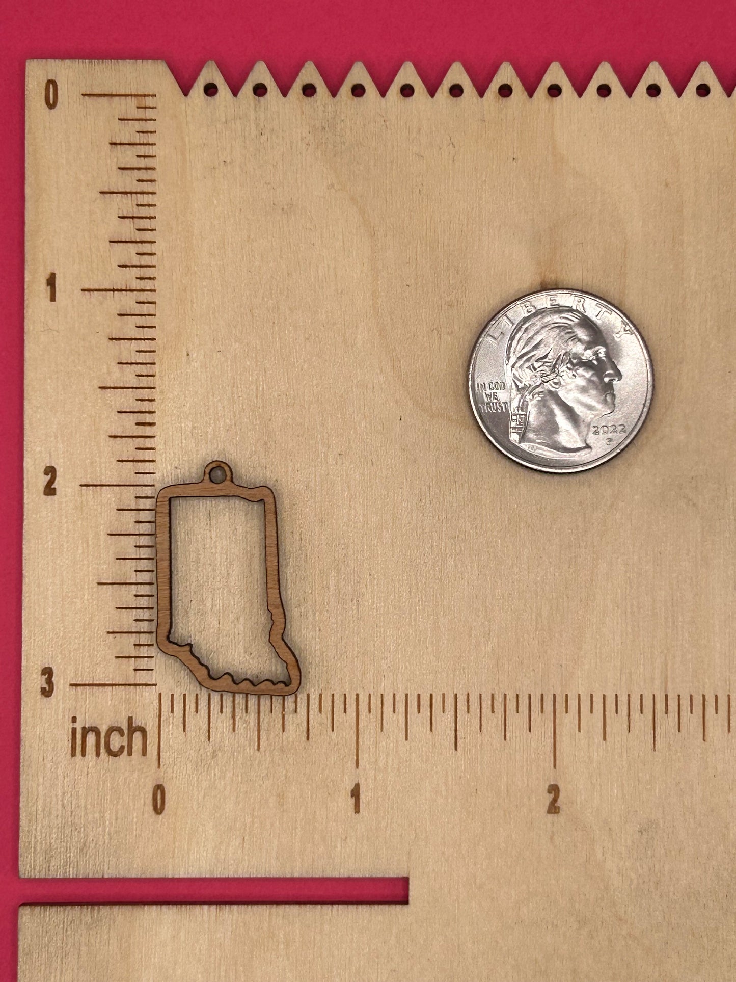 Blank Indiana wooden bezel