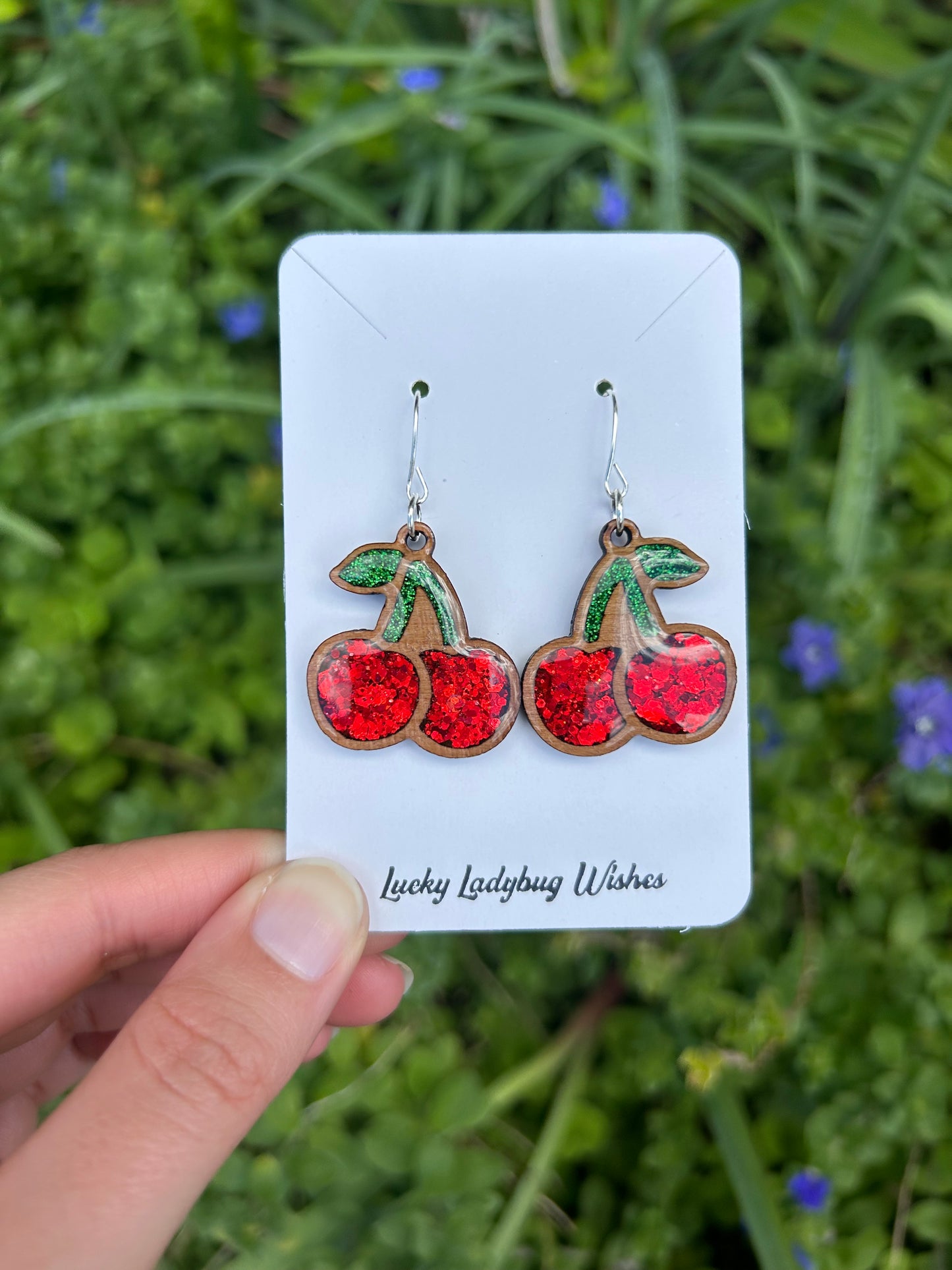 Cherry earrings