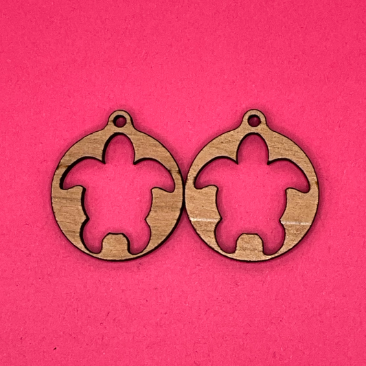 Blank Turtle Hoop wooden bezels