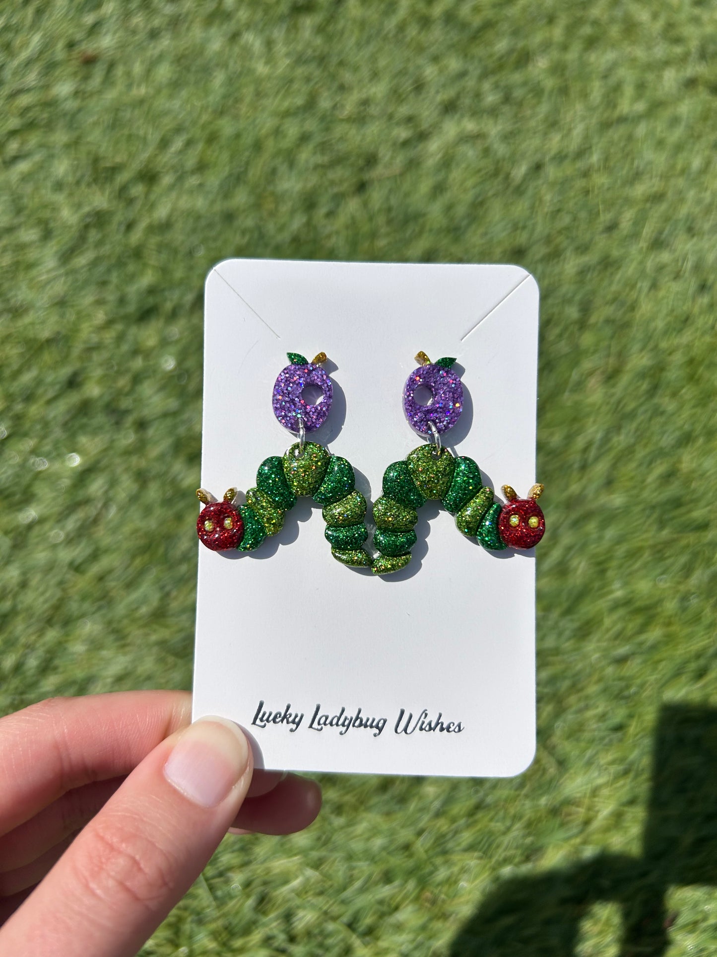 Hungry Caterpillar earrings