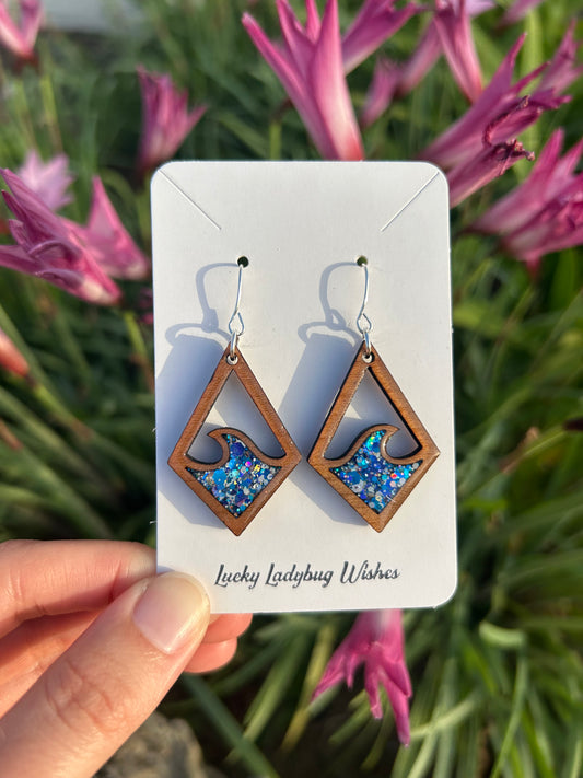 Chevron Wave earrings