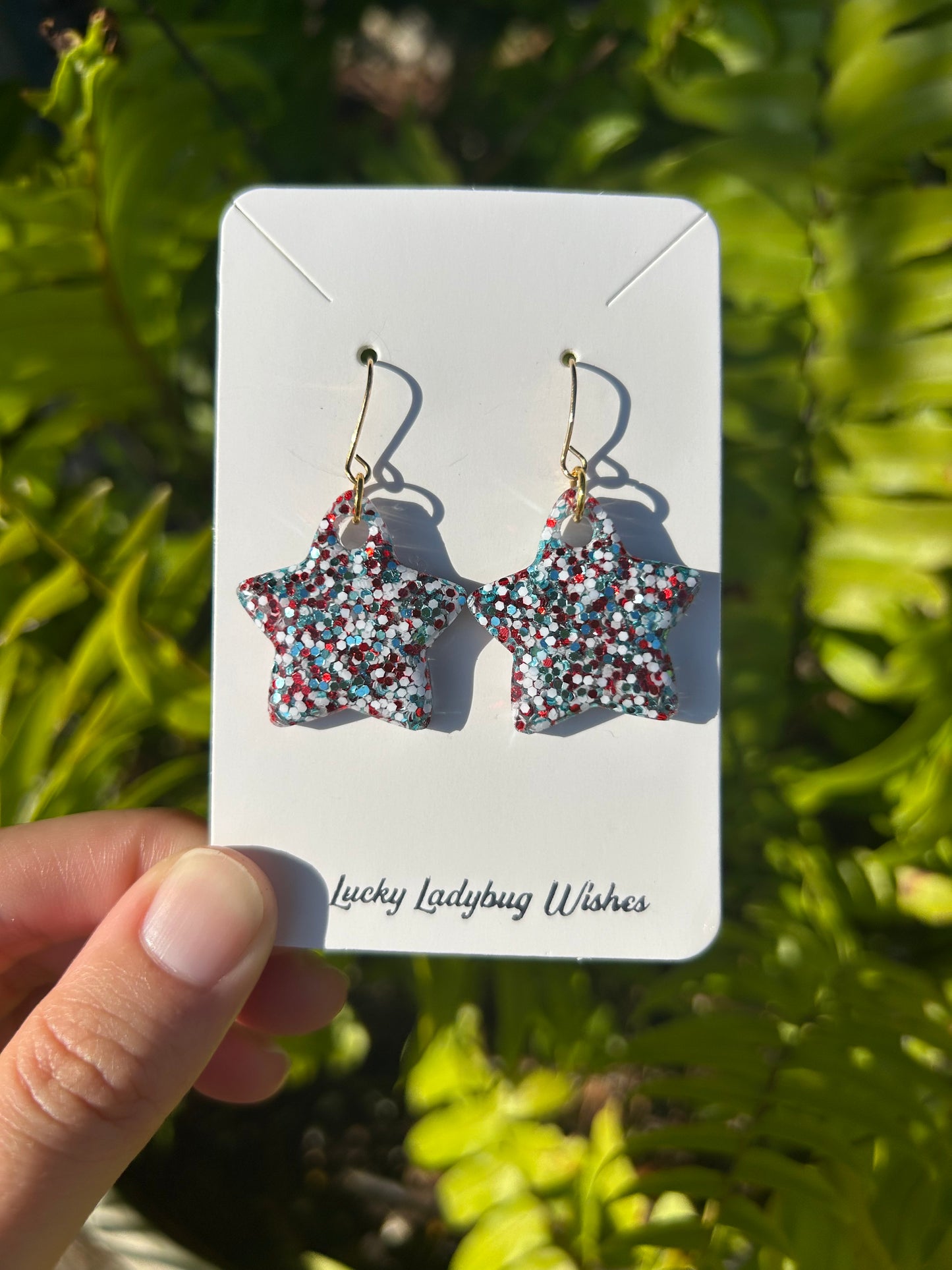 Small Star earrings